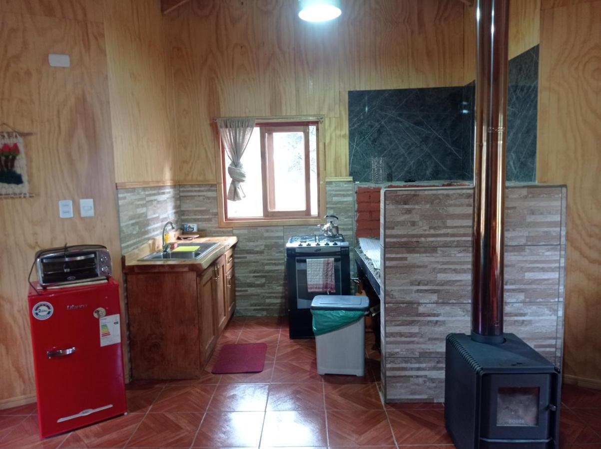 Ferienwohnung Cabana Kineco Y Tinaja Melipeuco Exterior foto